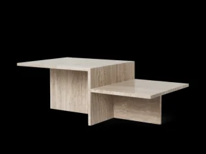 Tables<ferm LIVING Distinct Coffee Table - Travertine