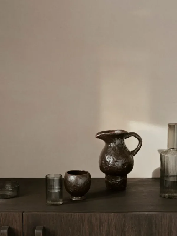 Carafes | Vases<ferm LIVING Doro Jug - Coffee Dark Brown