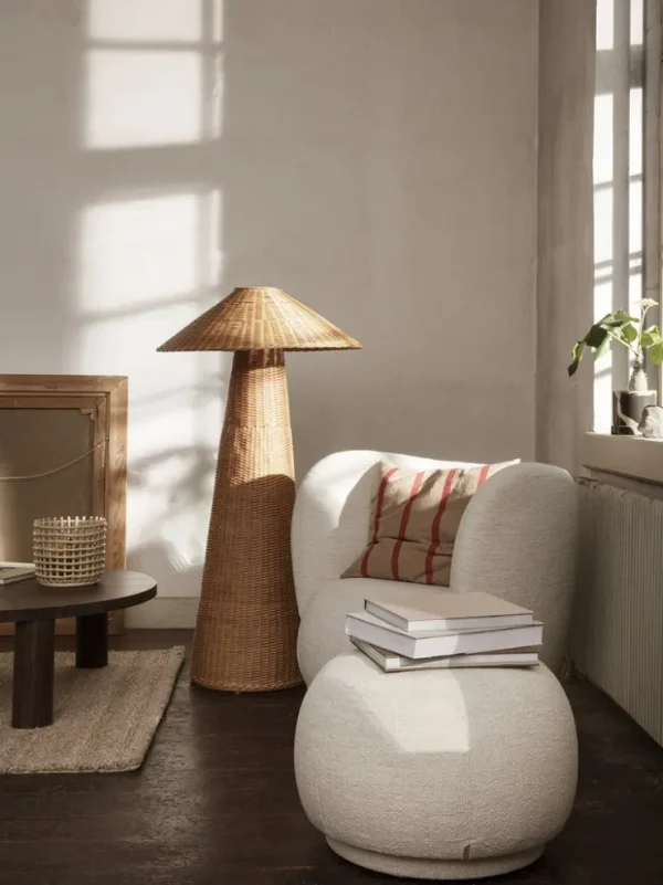 Floor Lamps<ferm LIVING Dou Floor Lamp - - UL Natural