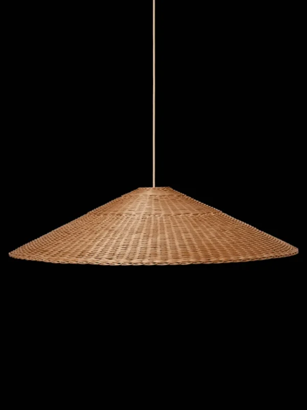 Pendant Lamps<ferm LIVING Dou Lampshade - Ø90 - Natural