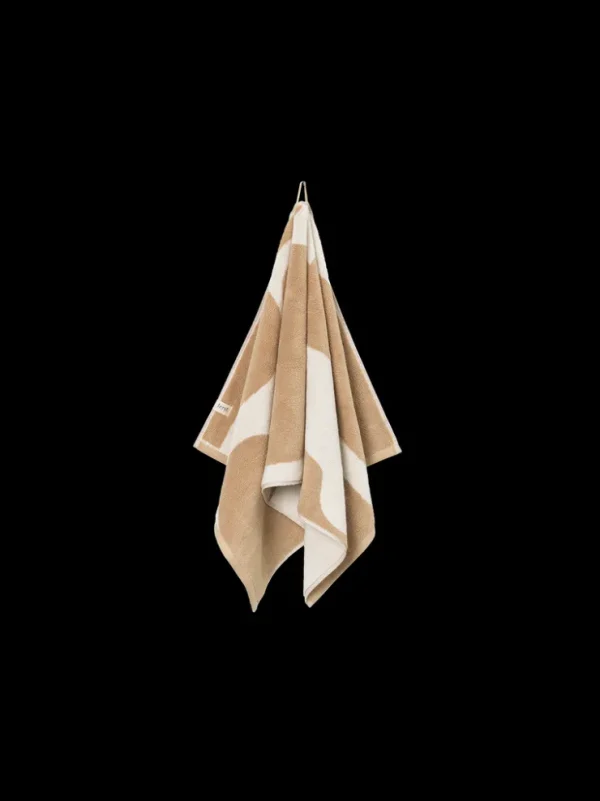 Towels<ferm LIVING Ebb Hand Towel - /Off-White Sand