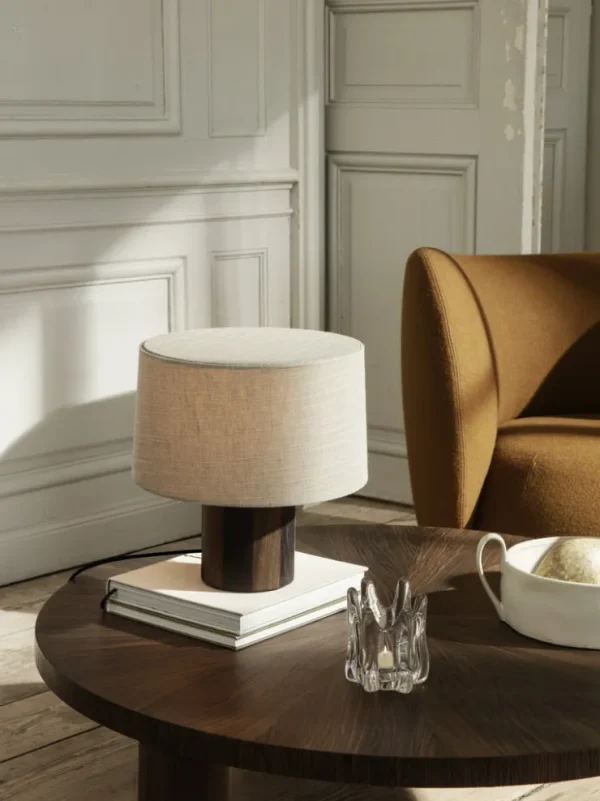 Table Lamps<ferm LIVING Eclipse Lampshade - Short - Sand