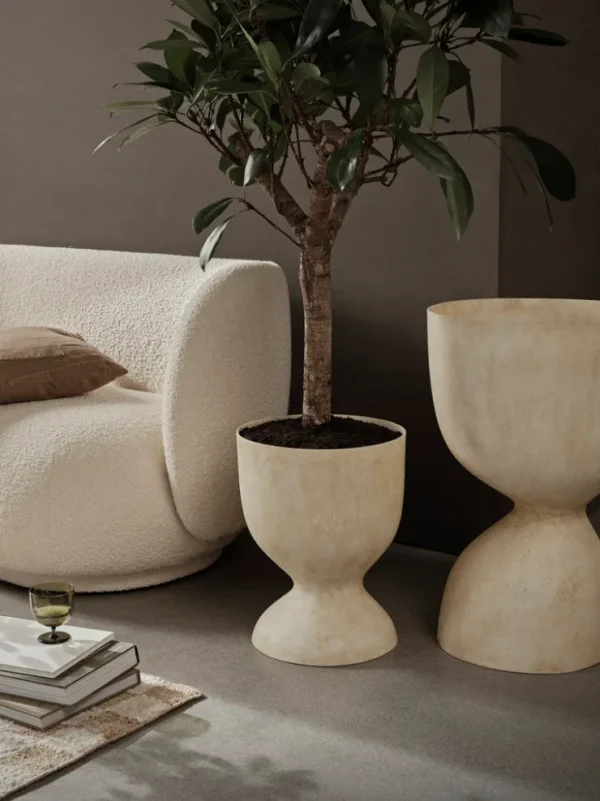 Outdoor Pots | Plant Pots<ferm LIVING Evoke Pot - Medium - Warm Sand