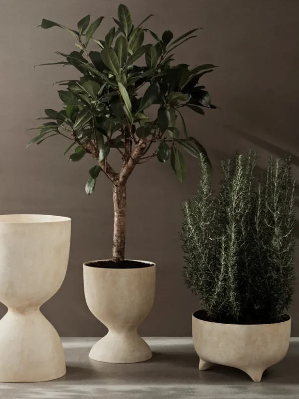 Outdoor Pots | Plant Pots<ferm LIVING Evoke Pot - Medium - Warm Sand