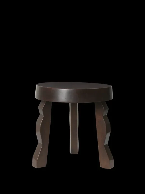 Stools<ferm LIVING Faye Stool - Dark Stained Mango Wood Dark Brown