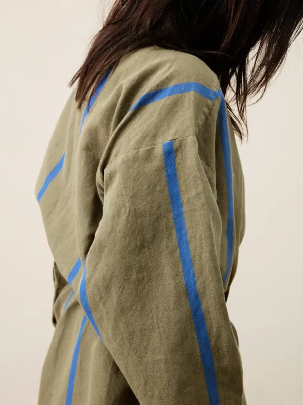 Towels<ferm LIVING Field Robe - /Bright Blue Olive