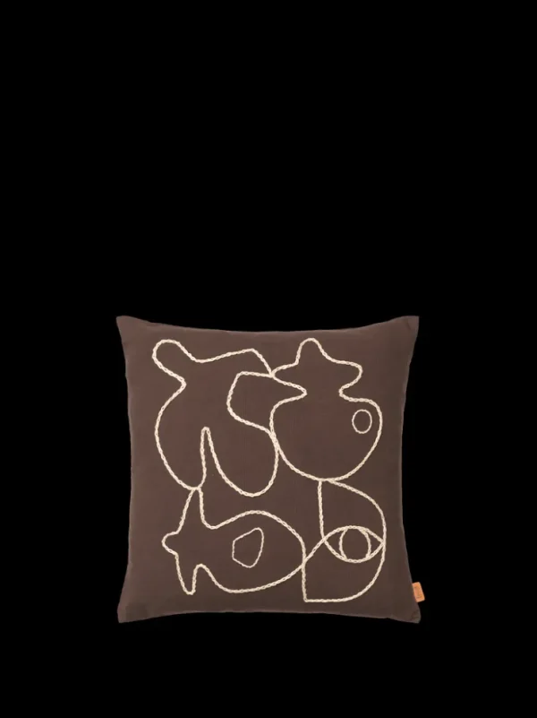 Cushions<ferm LIVING Figure Cushion - /Sand Coffee