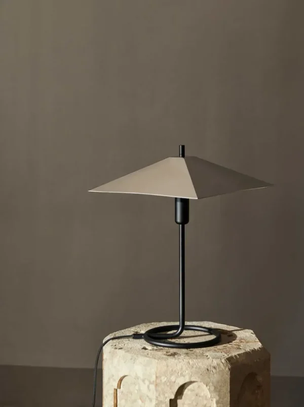 Table Lamps<ferm LIVING Filo Table Lamp Square - /Cashmere - UL Black