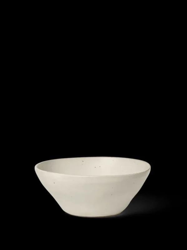 Plates And Bowls<ferm LIVING Flow Bowl - Medium - speckle Off-White