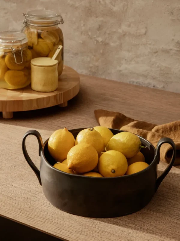 Plates And Bowls<ferm LIVING Flow Centrepiece - Black