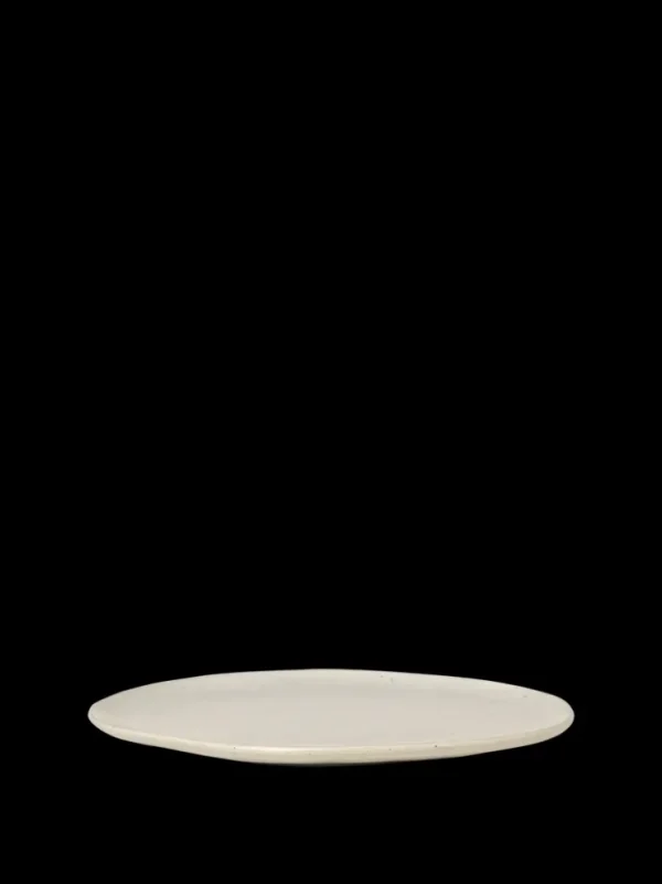 Plates And Bowls<ferm LIVING Flow Plate - Large - Speckle Off-White