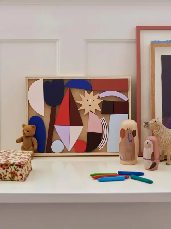 Toys<ferm LIVING Frame Art Blocks Multi