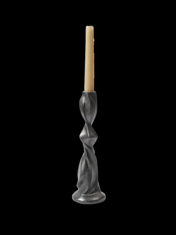 Candleholders<ferm LIVING Gale Candle Holder - Medium - ened Aluminium Black