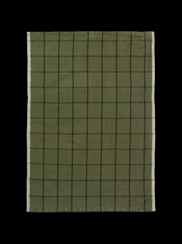 Kitchen Textiles<ferm LIVING Hale Tea Towel - /Black Green