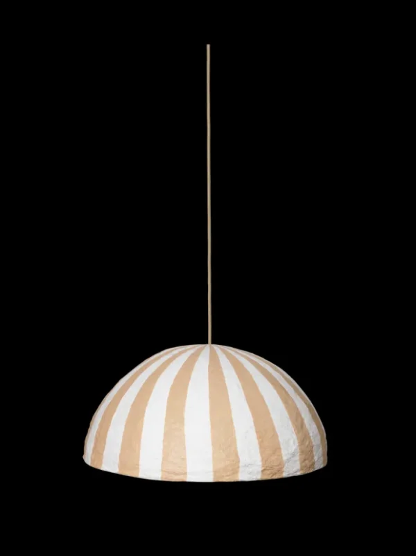 Lamps | Pendant Lamps<ferm LIVING Half Dome Lampshade - Stripe Cashmere