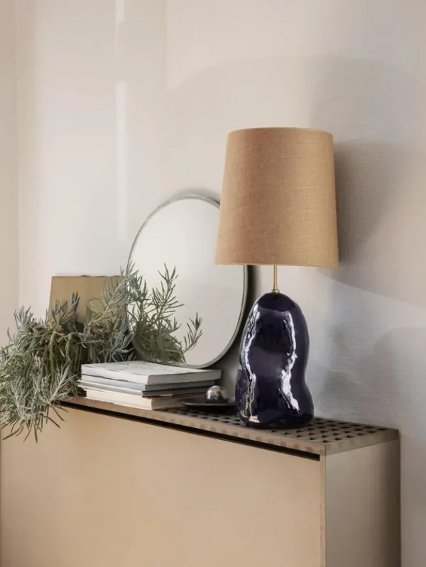 Table Lamps<ferm LIVING Hebe Lamp Base Medium - Deep - UL Blue