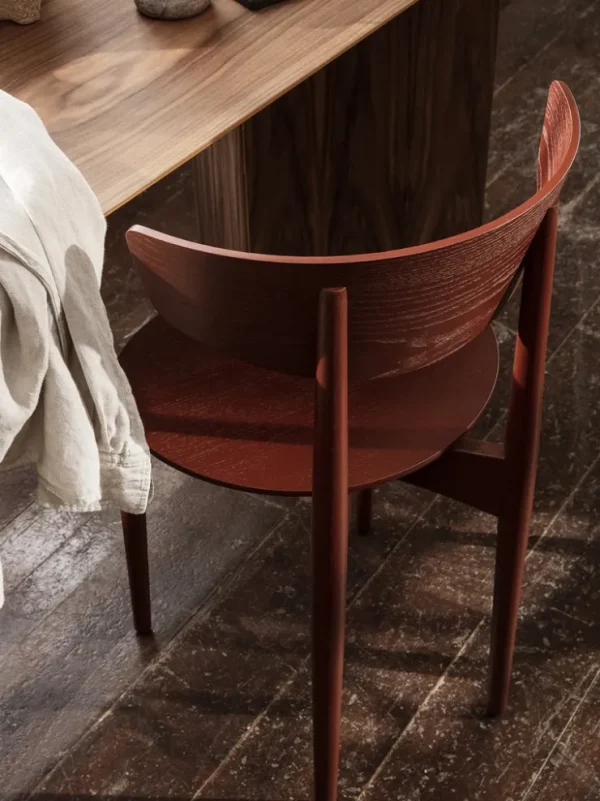 Chairs And Benches<ferm LIVING Herman Dining Chair - Wood - Red Brown