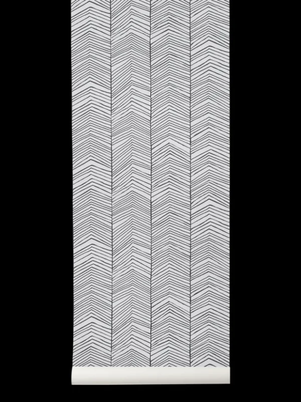 Wallpaper<ferm LIVING Herringbone Wallpaper