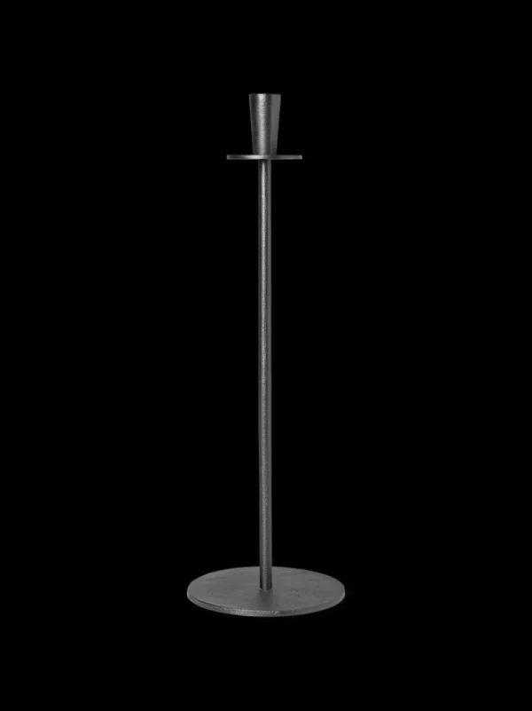 Candleholders<ferm LIVING Hoy Casted Candle Holder - Black