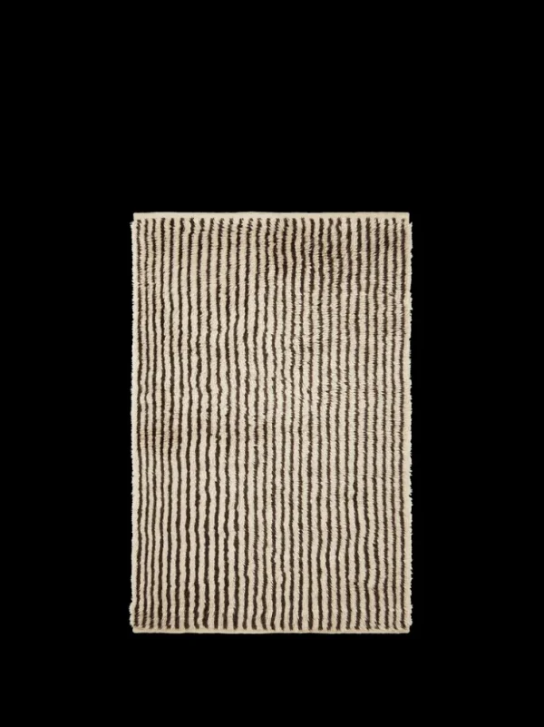 Rectangular Rugs<ferm LIVING Kami Knotted Rug - /Coffee - 80 x 120 cm Off-White