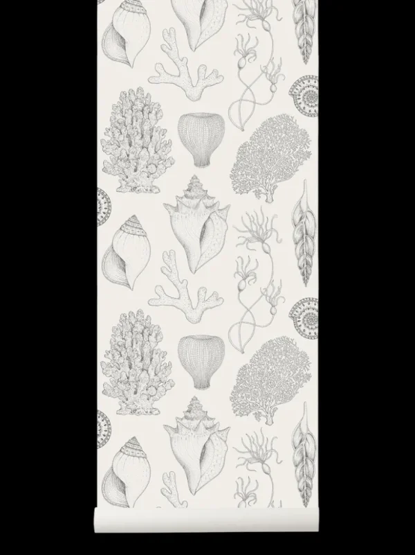 Wallpaper | Wallpaper<ferm LIVING Katie Scott Wallpaper - Shells - Off-White