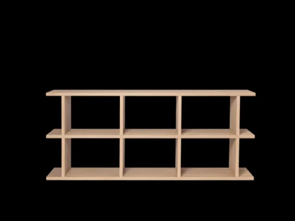 Storage And Shelves<ferm LIVING Kona Bookcase - 3x2 - Veneer Natural Oak