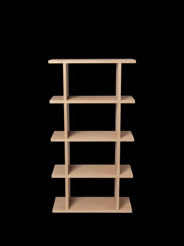 Storage And Shelves<ferm LIVING Kona Bookcase - 1x4 - Veneer Natural Oak