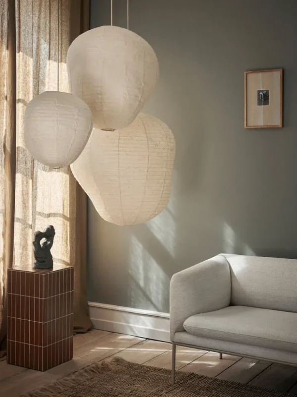 Pendant Lamps<ferm LIVING Kurbis Lampshade - 40 - Natural