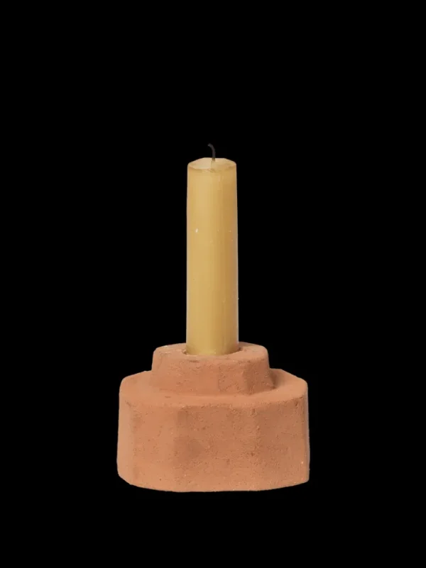 Candleholders<ferm LIVING Kurinu Candle Holder - Terracotta