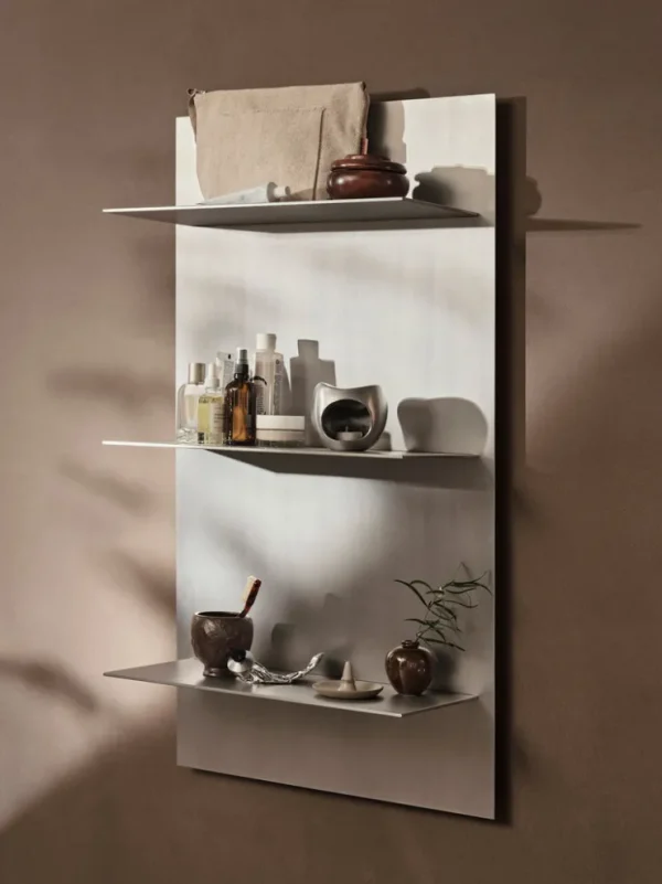 Storage And Shelves<ferm LIVING Lager Wall Shelf - Triple - Aluminium