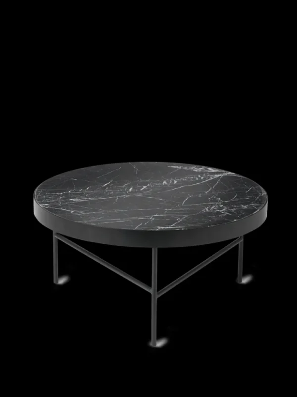 Tables<ferm LIVING Marble Table - Large - Black