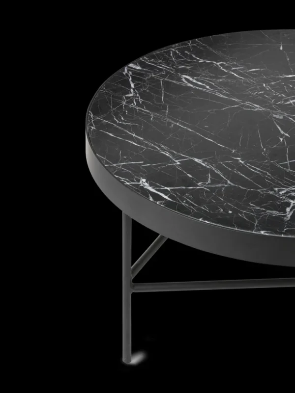 Tables<ferm LIVING Marble Table - Large - Black