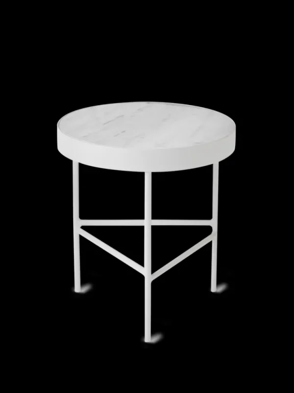 Tables<ferm LIVING Marble Table - Medium - White