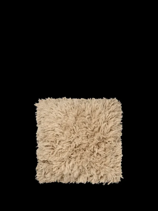 Cushions<ferm LIVING Meadow High Pile Cushion - Light Sand