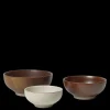 Plates And Bowls<ferm LIVING Midi Bowls - Set of 3 - Multi Brown