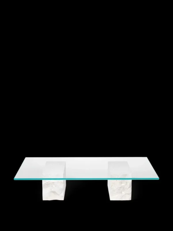 Tables<ferm LIVING Mineral Coffee Table - Bianco Curia White