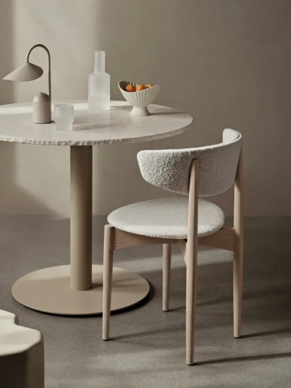 Tables<ferm LIVING Mineral Dining Table - Bianco Curia - Cashmere