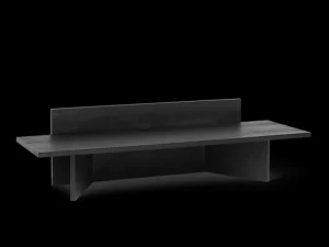 Chairs And Benches<ferm LIVING Oblique Bench - Stained Oak Black