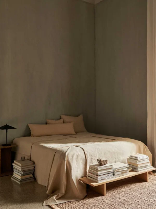 Bedding And Throws<ferm LIVING Offset Bedspread - Off-White