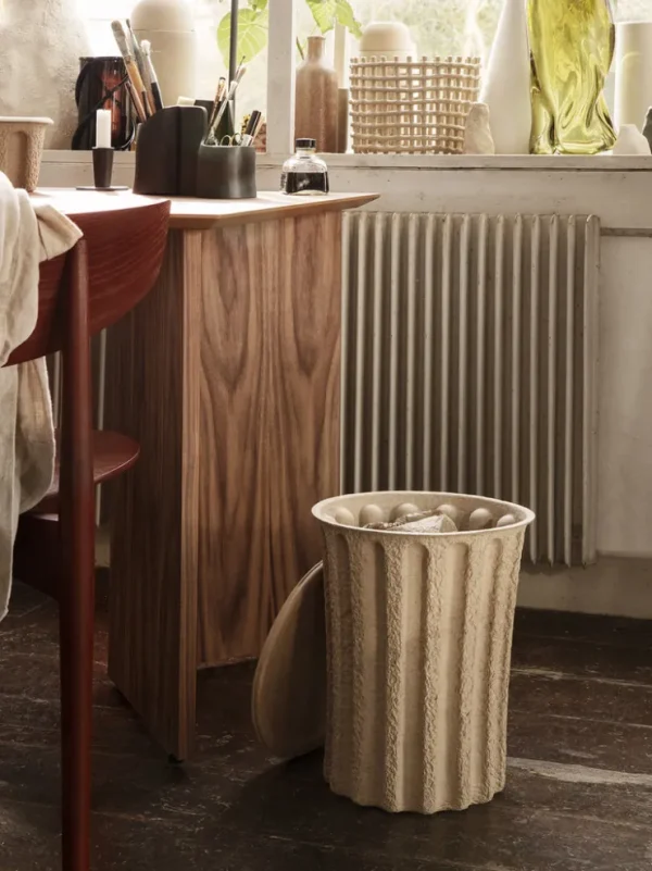 Storage And Shelves<ferm LIVING Paper Pulp Paper Bin - Brown