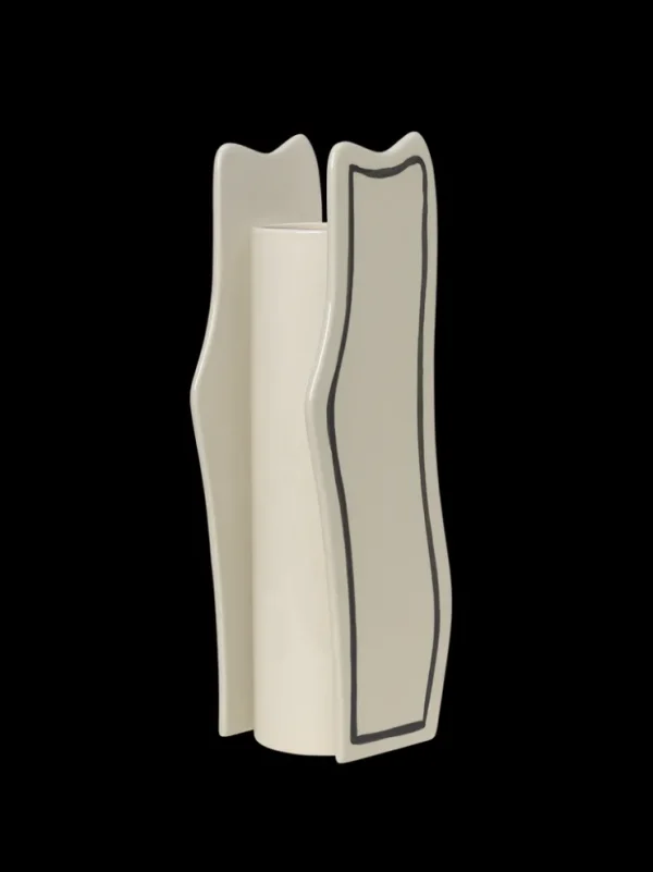 Vases<ferm LIVING Paste Vase - Slim - Off-White