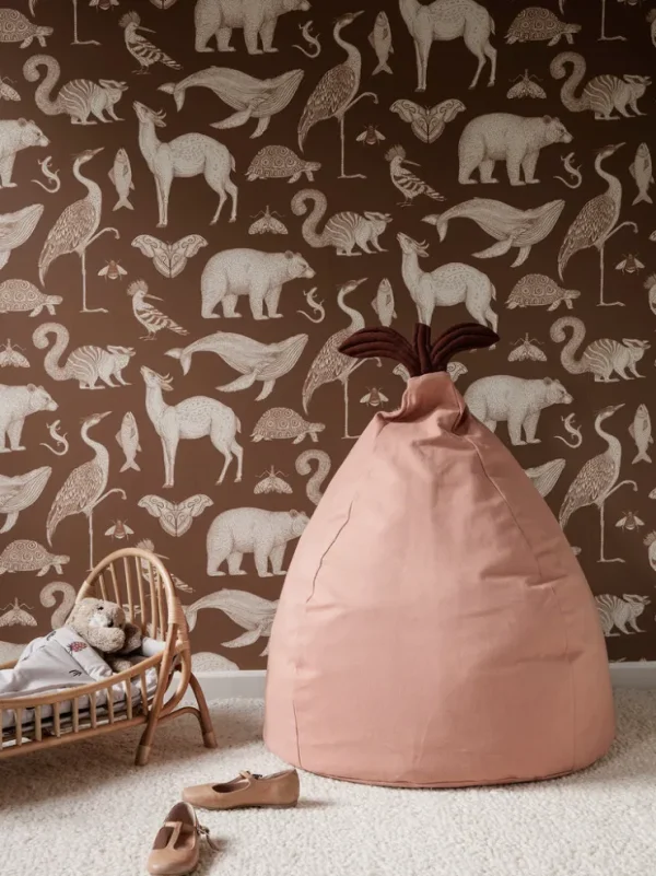 Furniture<ferm LIVING Pear Bean Bag - Dusty Rose