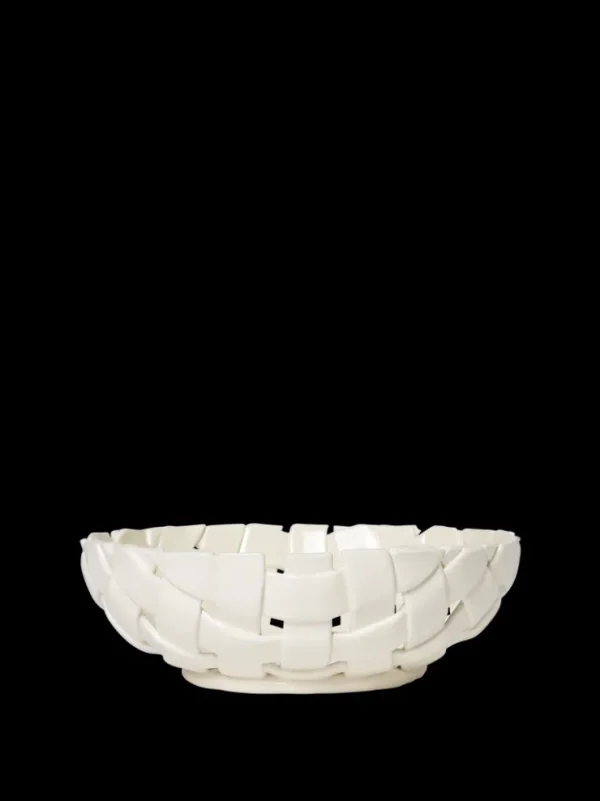 Plates And Bowls<ferm LIVING Plait Bowl - Ø30 - Off-White