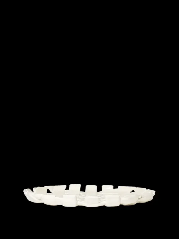 Plates And Bowls<ferm LIVING Plait Platter - Off-White