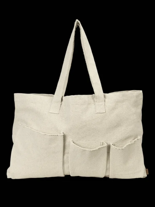 Bags And Baskets<ferm LIVING Pocket Weekend Bag - Off-White