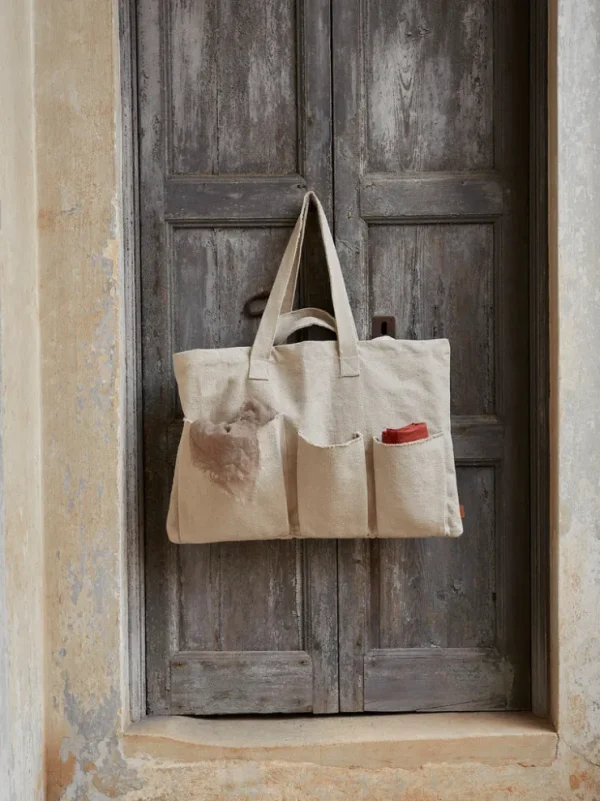 Bags And Baskets<ferm LIVING Pocket Weekend Bag - Off-White