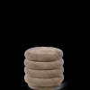 Lounge Chairs And Poufs<ferm LIVING Pouf Round - Faded Velvet - - US Beige