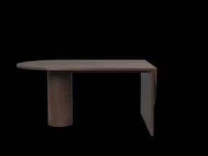 Tables<ferm LIVING Pylo Dining Table - Dark Stained Oak