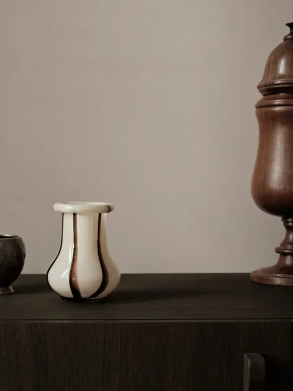 Vases<ferm LIVING Riban Vase - Small - Cream Beige