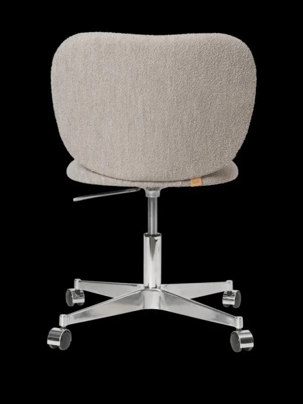 Chairs And Benches<ferm LIVING Rico Chair - Castors - Soft Bouclé - - US Natural